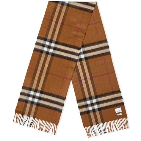 burberry 8037147|Burberry Giant Checked Scarf Birch Brown .